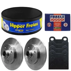 Kit Pastilha Disco Fusca 1.6 70 A 86 Dianteiro Sólido
