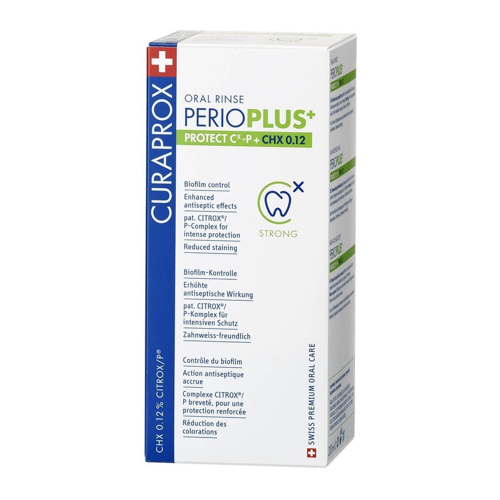 Enxaguante Antisséptico Bucal Curaprox PerioPlus+ Protect 200ml