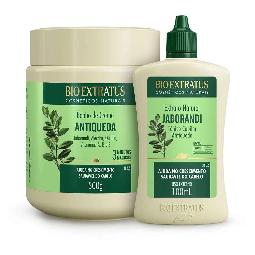 Bio Extratus Antiqueda Jaborandi Banho de Creme + Tônico