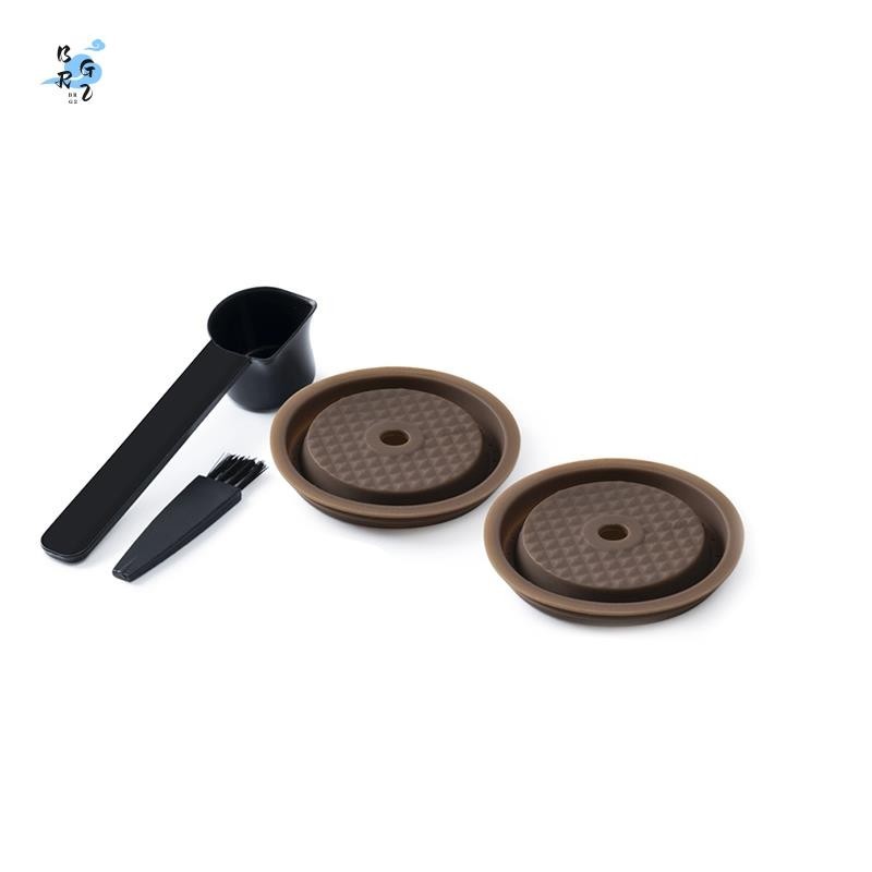2PCS Tampa Reutilizável Para Nespresso Vertuo E VertuoLine Capsules Refiláveis Compatíveis Silicone