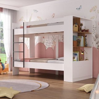 Beliche Juvenil Jonava 2 Portas com Estante Espresso Móveis Branco/Nogal em Oferta na Shopee