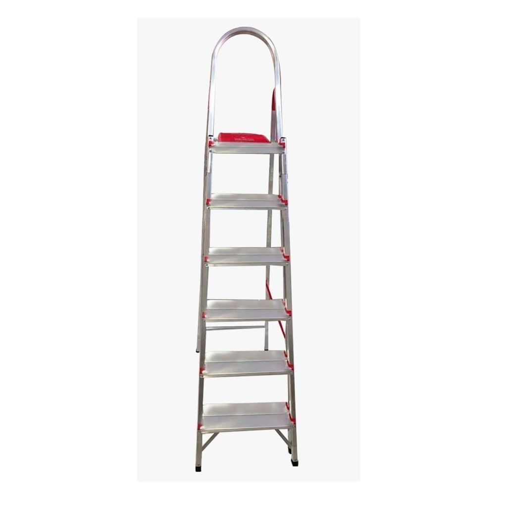 Escada de Alumínio 6 Degraus Duplos Prática Art Factory 135 em Oferta na Shopee
