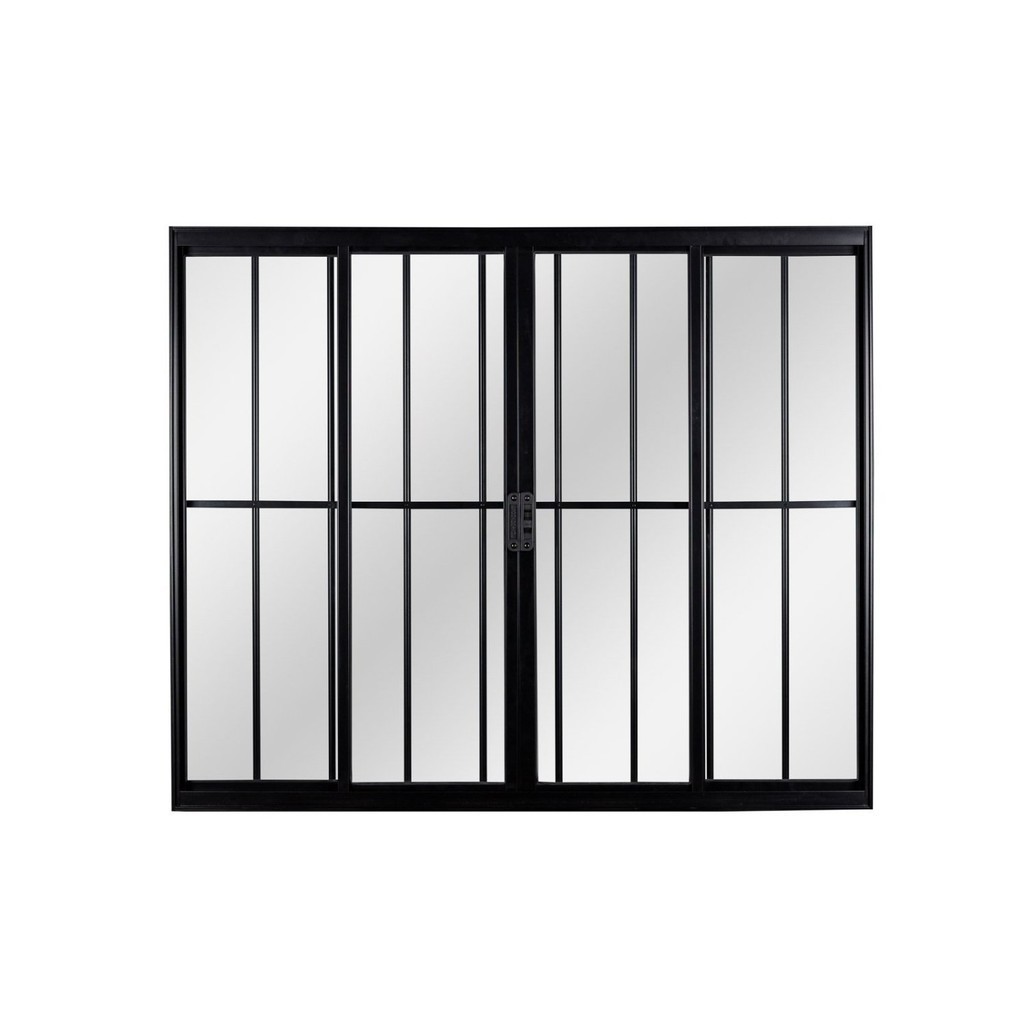 Janela de Alumínio de Correr 100x150x8cm 4 Folhas Vidro Liso Ecosul Esquadrisul 100cm x 150cm x 8cm em Oferta na Shopee
