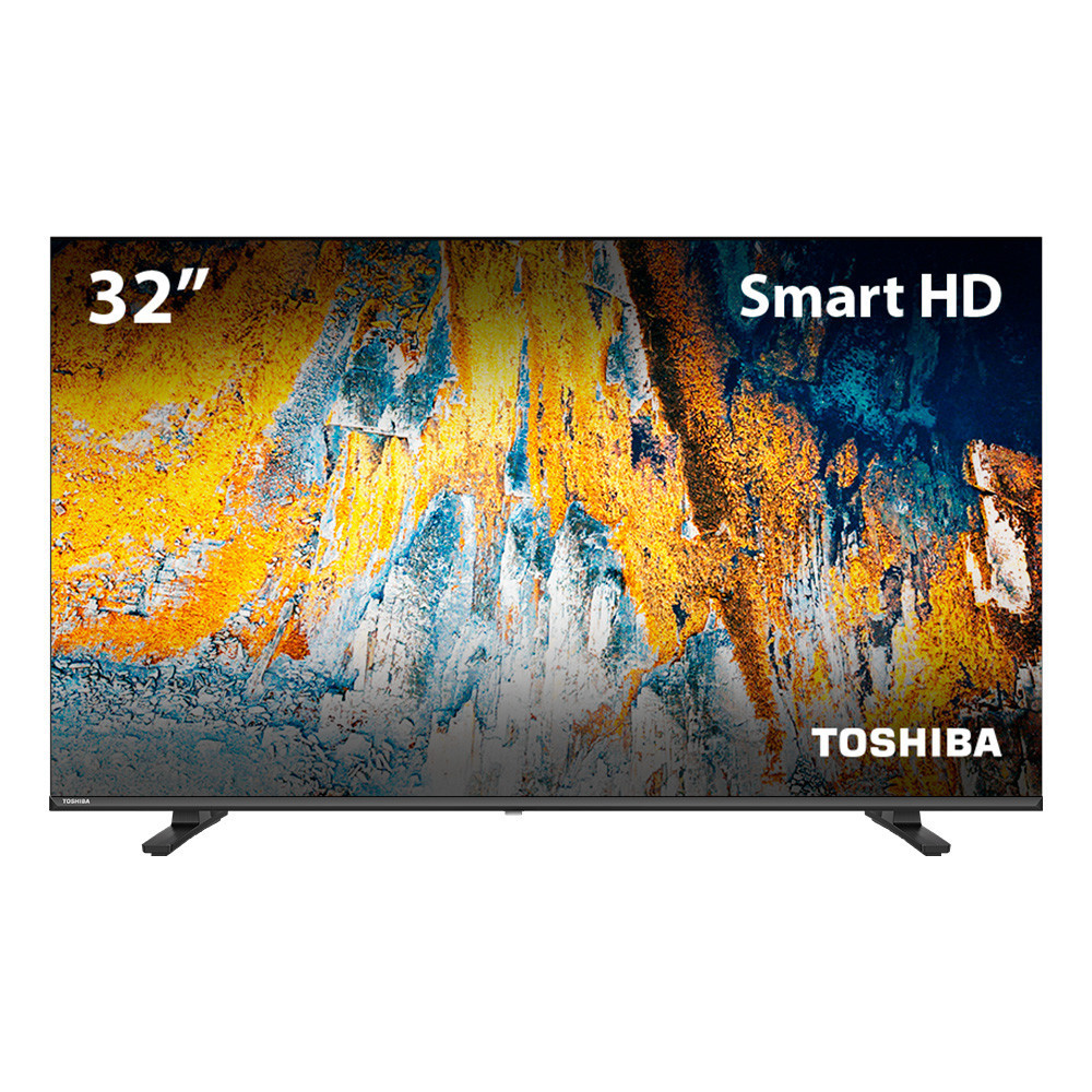 Smart TV DLED 32 HD Toshiba 32V35L VIDAA 2 HDMI 2 USB Wi-fi - TB016M em Oferta na Shopee