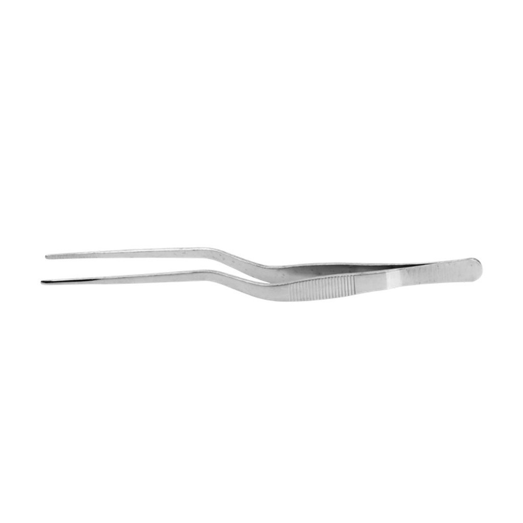 Pinça para culinária com degrau em aço inox tamanho 16cm em Oferta na Shopee