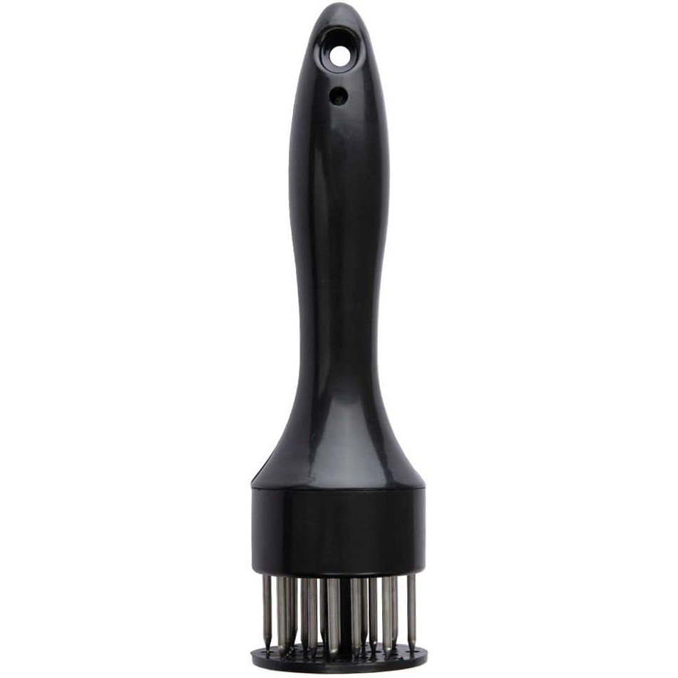 Amaciador de Carnes Batedor Manual em Aço Inox com Furador