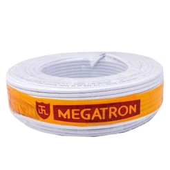 Cabo Megatron Coaxial 67% Malha 59 100m Branco