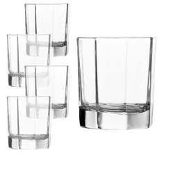 2 Copos para Whisky Octagonal Perth Vidro LotusGlass 165ml