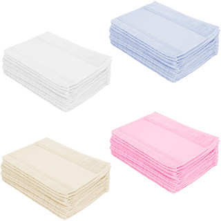 Kit 12 Peças Toalha de Lavabo Bordar a Mão Aveludada Artesanalle BF Casa Dohler em Oferta na Shopee