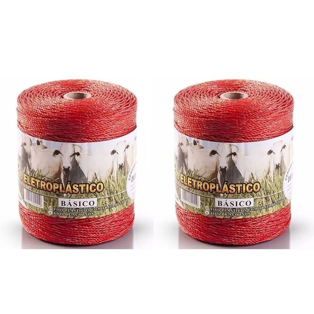 Fio Eletroplastico Zebu Laranja 500M X2 1000M 21377X2
