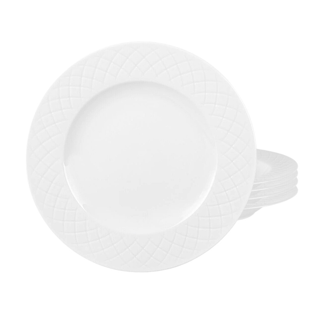 Jogo de Pratos Fundo 23cm Kit 4 Peças Em Porcelana Ingrid Tramontina Branco em Oferta na Shopee