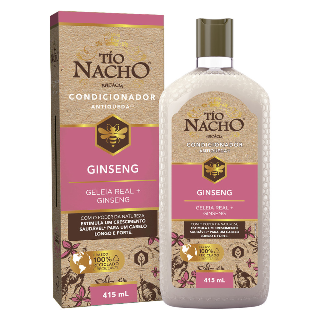 Tio Nacho Ginseng Condicionador 415ml em Oferta na Shopee