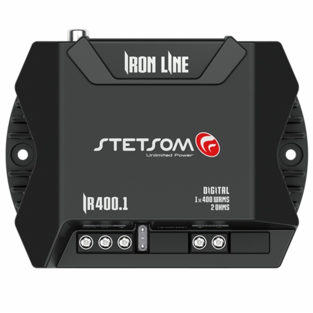 Módulo Amplificador Digital Stetsom Iron Line IR 400.1 400 Watts RMS 1 Canal - 2 Ohms - Spare Parts and Accessories for Vehicles