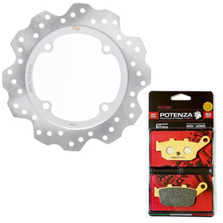 Disco de Freio Traseiro Cb 500f / Cb 500x 2014 A 2025 + Pastilhas Potenza em Oferta na Shopee