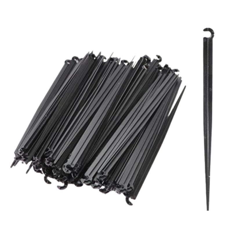 Suporte Haste Para Bico De Irrigação 110mm 200mm Gotejador Aspersor 4/7mm 10 A 100 Peças