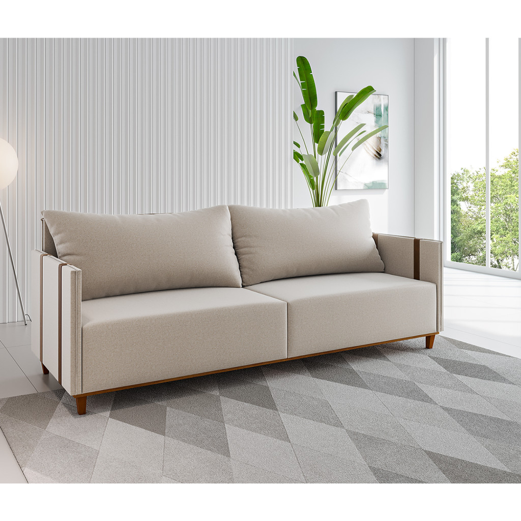 ESTOFADO LIVING 2M 3 LUGARES ADAM - CASA GIULIA