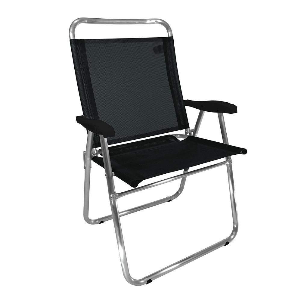Cadeira King Zaka,até 140Kg Preto - KNG301 - Home & Living