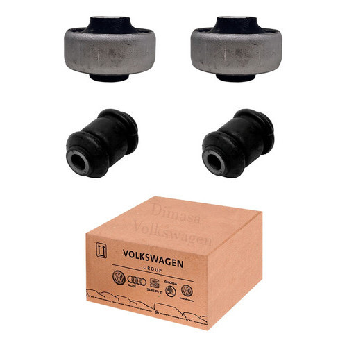 Kit 4 Bucha Bandeja Balança Dianteira Vw Gol Voyage G5 G6 G7 em Oferta na Shopee