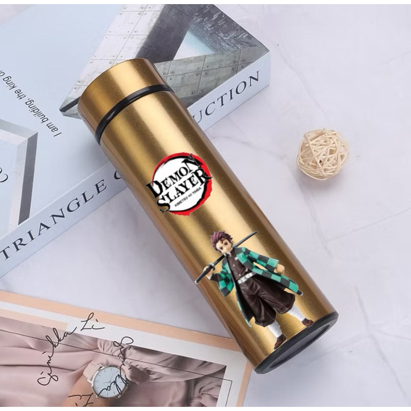 Garrafa Térmica Digital Demon Slayer - Com Termômetro e Design Anime Exclusivo em Oferta na Shopee