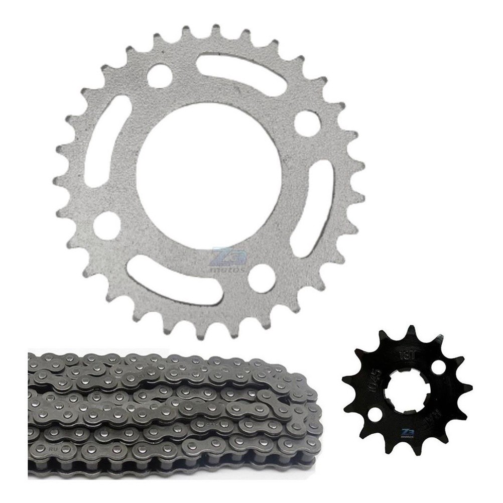 Kit Relacao Coroa Reduzida 30 Pinhao 13 Titan Fan 150 - 160