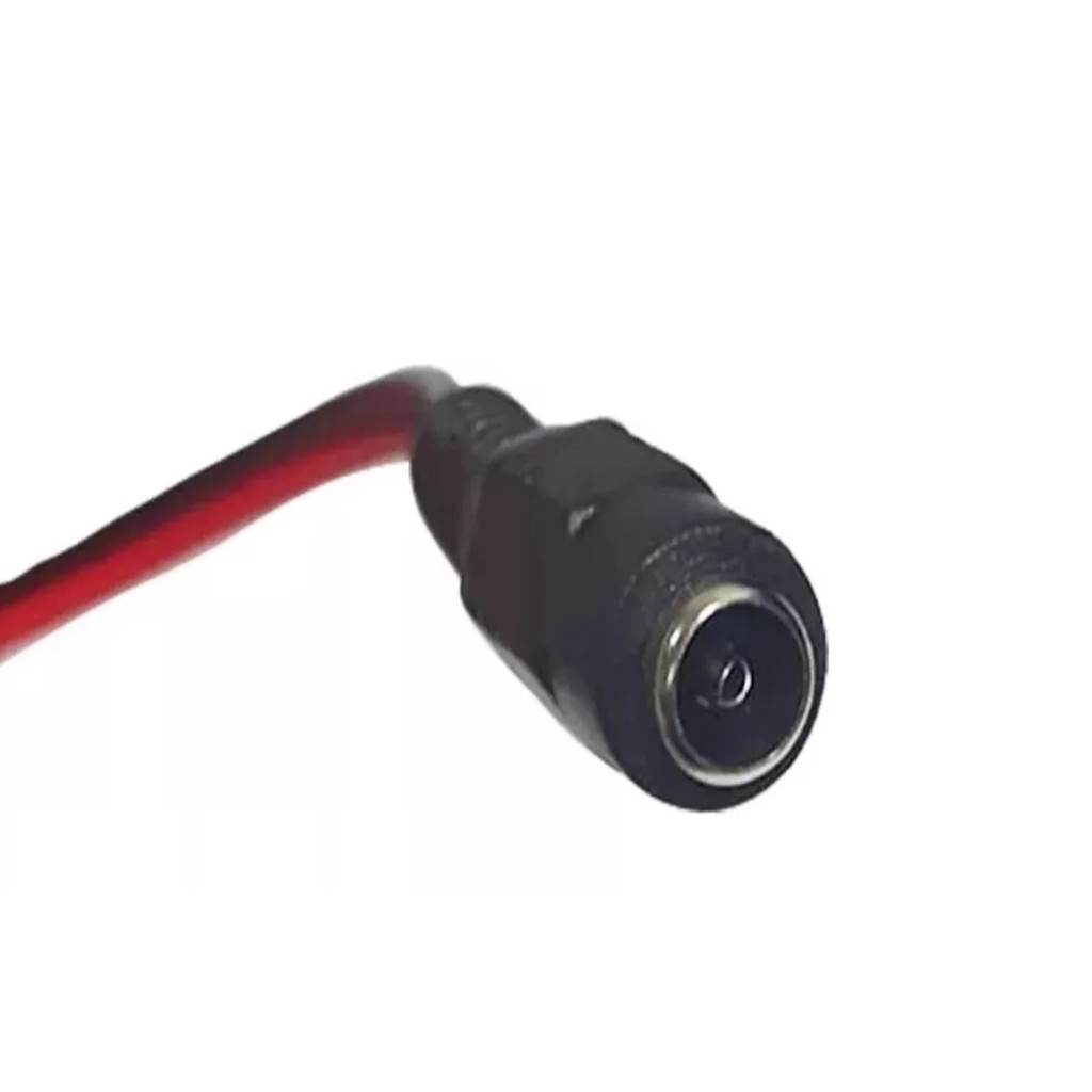 Cabo Rabicho Plug P4 Fêmea Cftv Fita Led Alarmes Câmeras