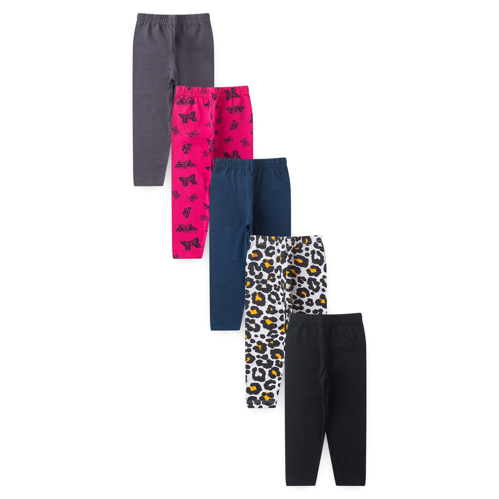 Kit 5 ou 3 Calças Legging Infantil Menina Sortidas 1 ao 8 Anos em Oferta na Shopee