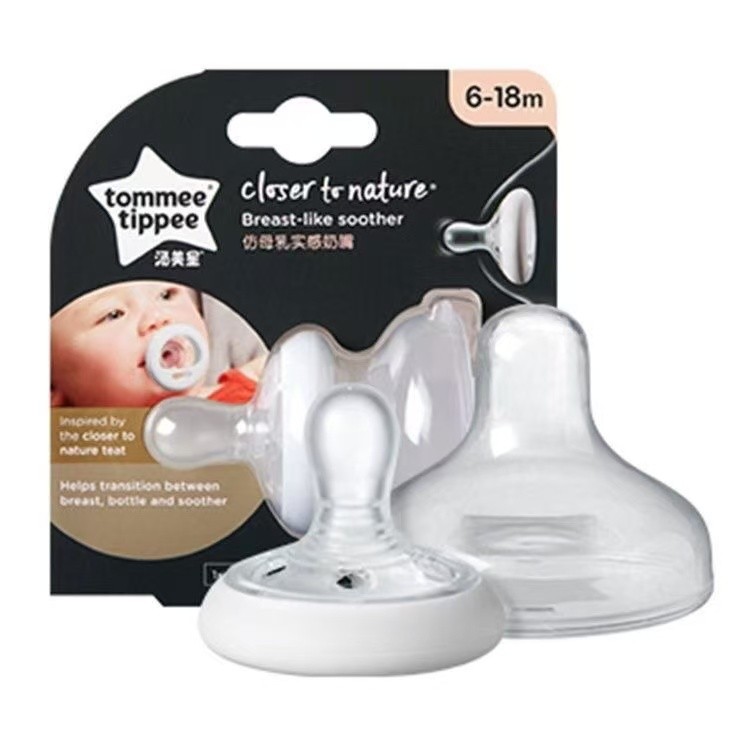 Tommee Tippee Closer To Nature Chupeta Tipo Peito De Bebê 100 % Silicone Com Estojo De Higiene