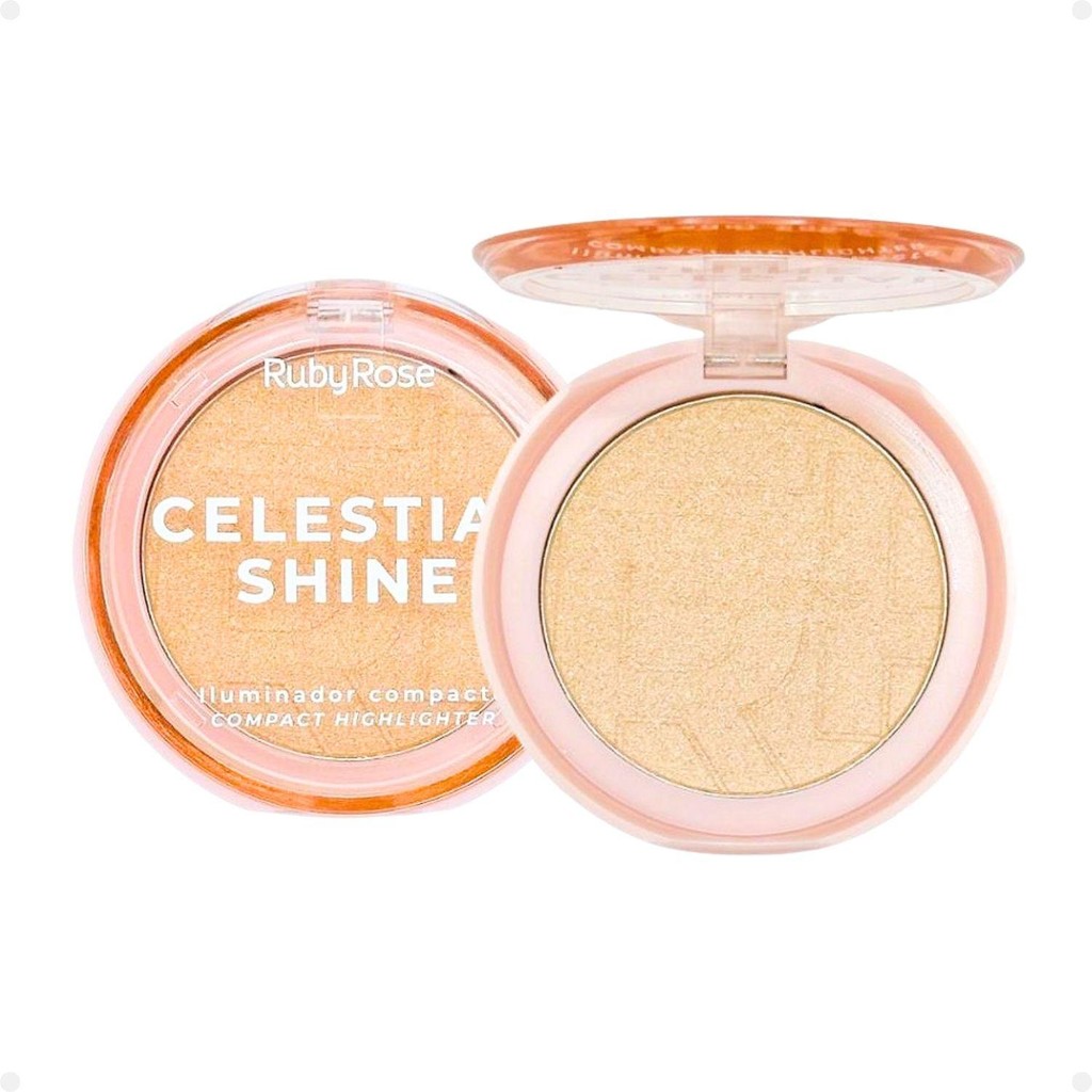 Iluminador Compacto Ruby Rose Celestial Shine Prism Light HB-M701-2