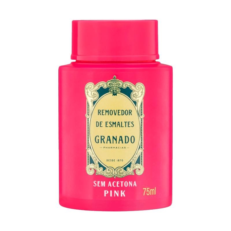 Removedor de Esmalte Granado Pink 75ml em Oferta na Shopee