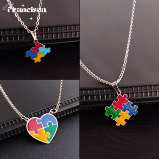 Colar Símbolo Autismo Autista Aço Inoxidável em Oferta na Shopee