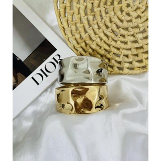 Pulseira bracelete martelado banhado a ouro 18k moda luxo fashion acessório feminino trend 2025