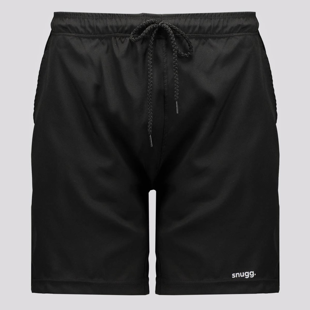 Bermuda Snugg 2 em 1 Tactel Preta - Men Clothes