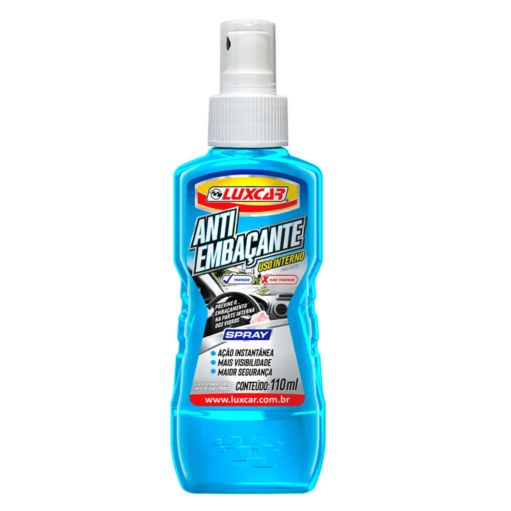 Anti Embacante Para Vidros Automotivos Spray 110 Ml - Luxcar