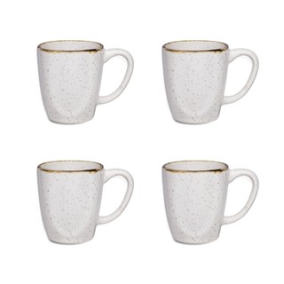 Conjunto 4 Canecas em Porcelana 260ml Ryo Maresia Oxford em Oferta na Shopee