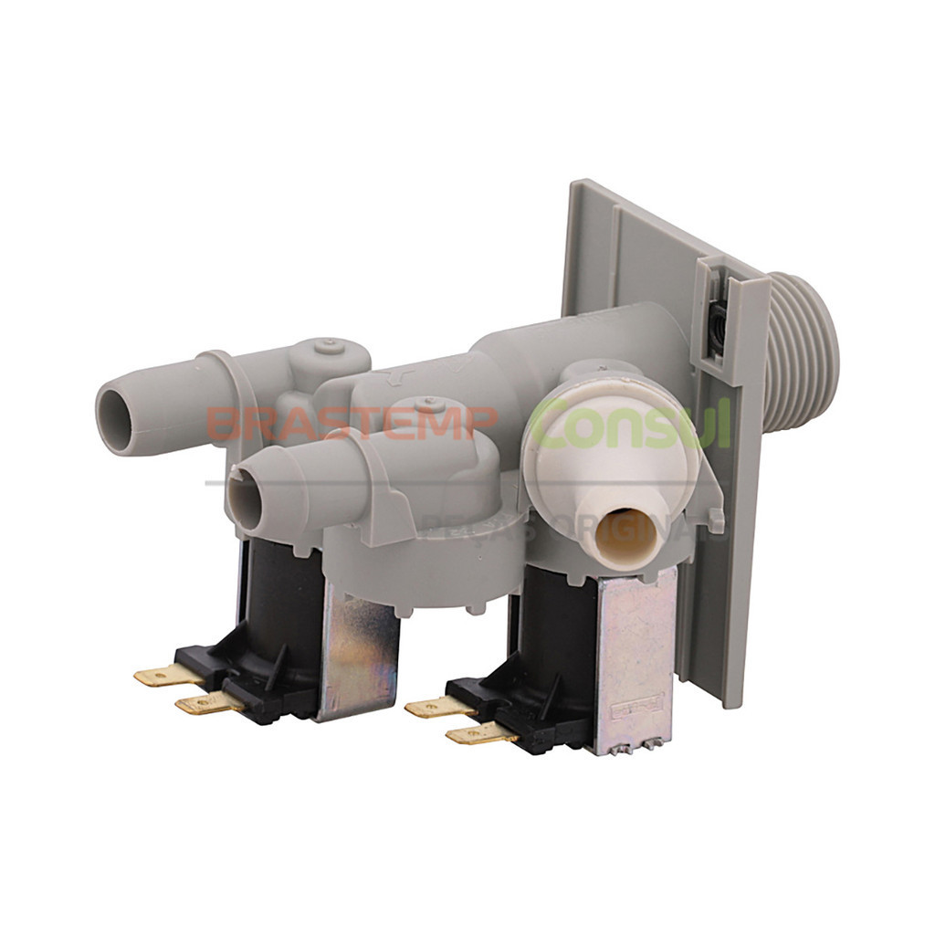 Válvula de Entrada de Água para Lavadora Brastemp BWU11 e BWP11 W10467330 220V Original