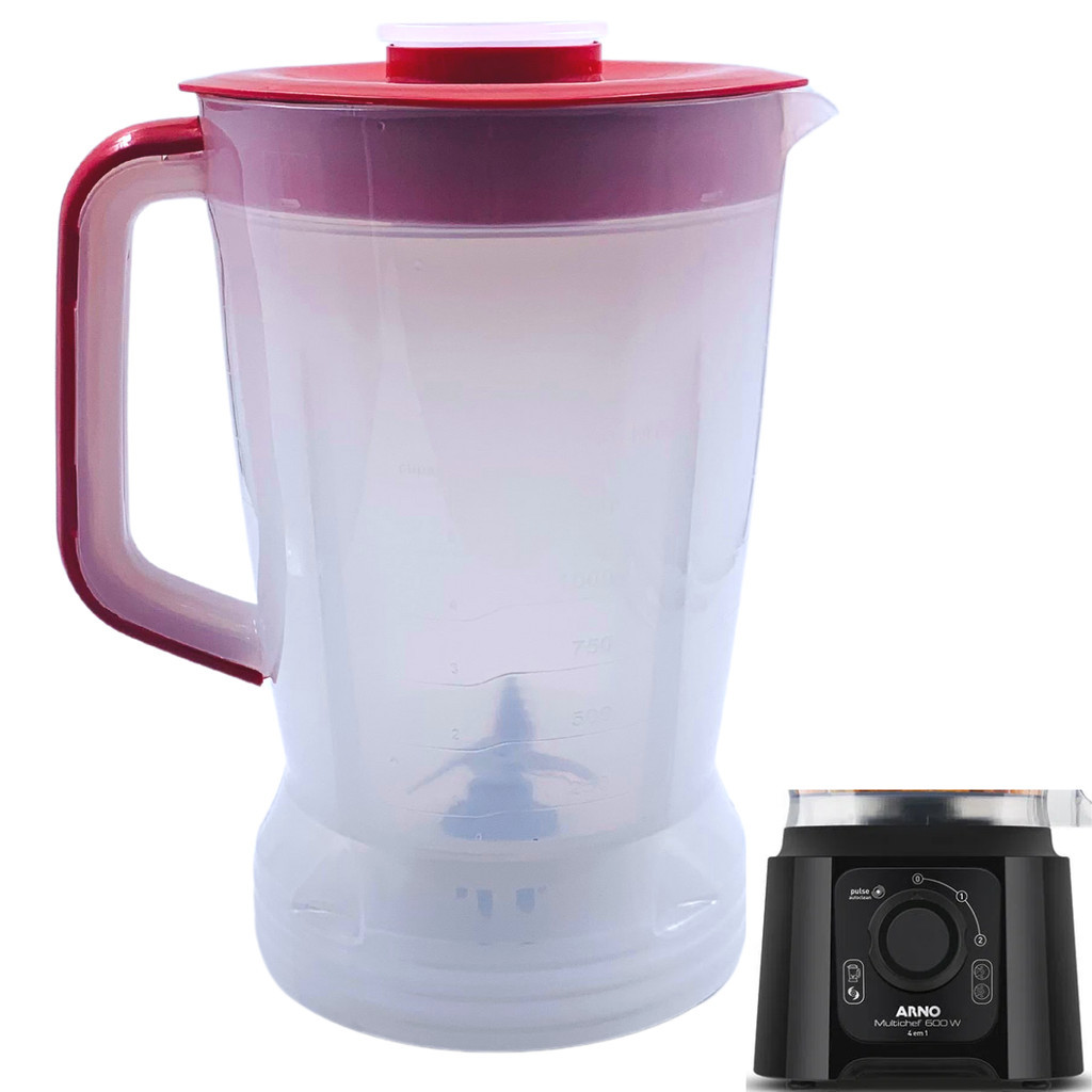 Jarra Copo de Liquidificador Multichef 600w 4 em 1 MP60 Arno