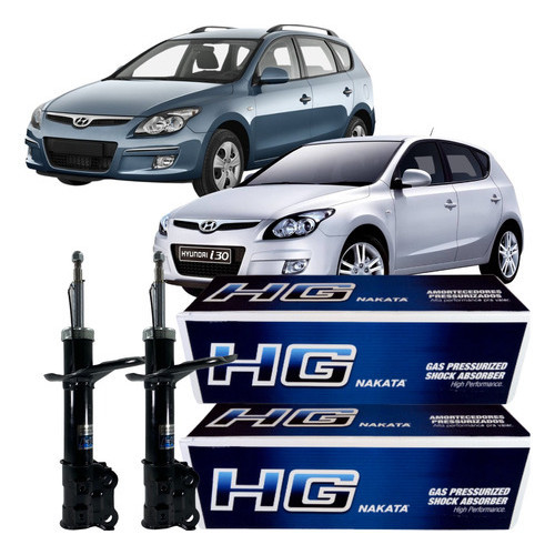 Kit Amortecedor Nakata Dianteiro Hyundai I30 2.0 16v 2009 em Oferta na Shopee