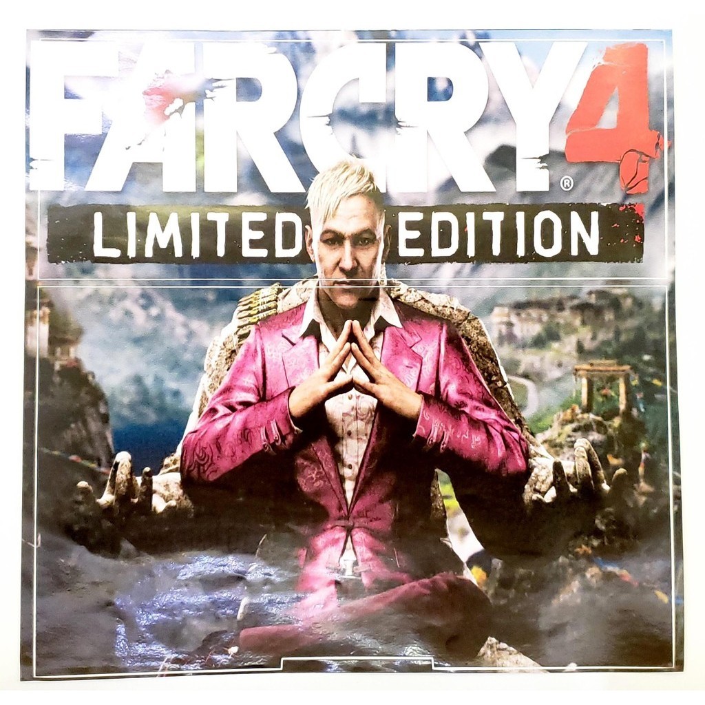 Adesivo Skin Para PS4 Fat Far Cry 4 Pagan Min Playstation