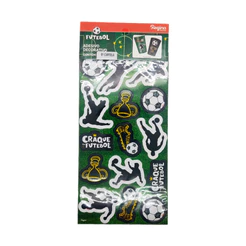 Cartela Adesiva - Futebol - 15 unidades - Regina - Rizzo