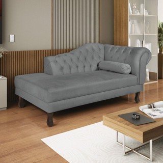 Diva Recamier Dora 160cm Lado Esquerdo Corino Cinza em Oferta na Shopee