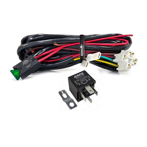 Chicote Universal Farol Milha Auxiliar Com Rele
