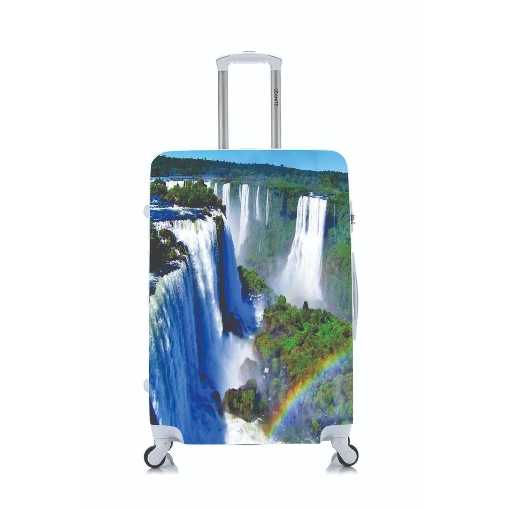 Capa Protetora Para Mala Viagem Personalizada Média Foz do Iguaçu