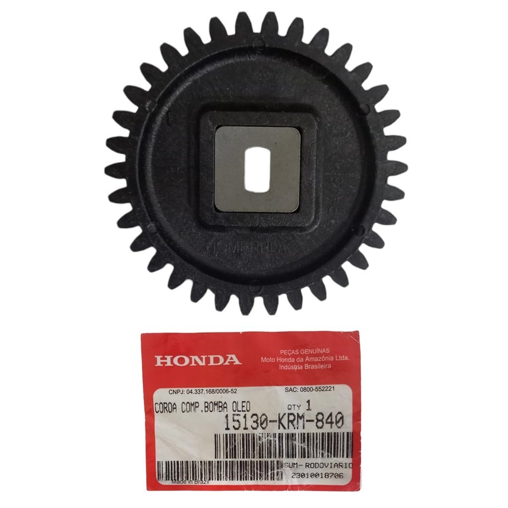 Engrenagem Bomba Óleo Titan 150, Fan 150, Bros 150 Honda