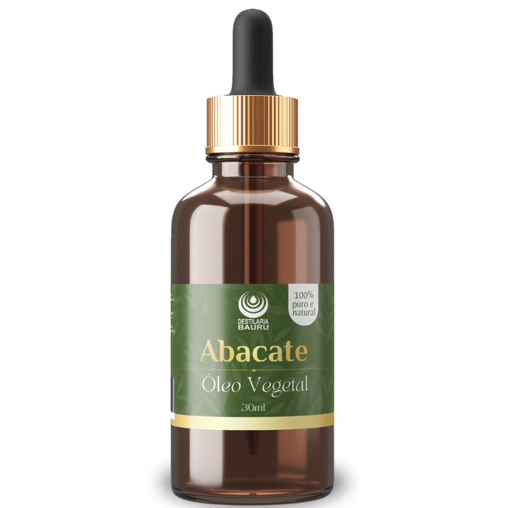 Óleo Vegetal Abacate Prensado Frio - Extra Virgem - 30ml, 100ml, 500ml