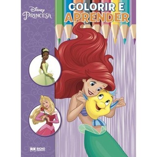Colorir e Aprender Disney - Princesas em Oferta na Shopee