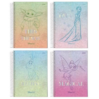 CADERNO ESPIRAL 175X242MM  1X1 80FLS  DISNEY 100TH   75167 24   JANDAIA em Oferta na Shopee
