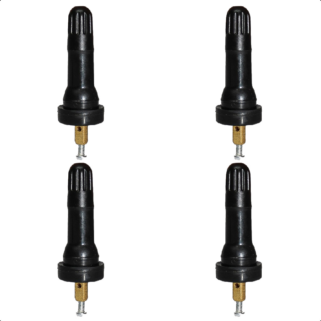 Kit 4 Bicos Pito Válvula Para Pneu Roda Sem Câmara Tr413 Com Sensor Tpms PSI em Oferta na Shopee