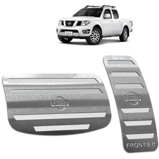 Pedaleira Frontier 08/16 Automático Aço Inox - Não fura o pedal em Oferta na Shopee