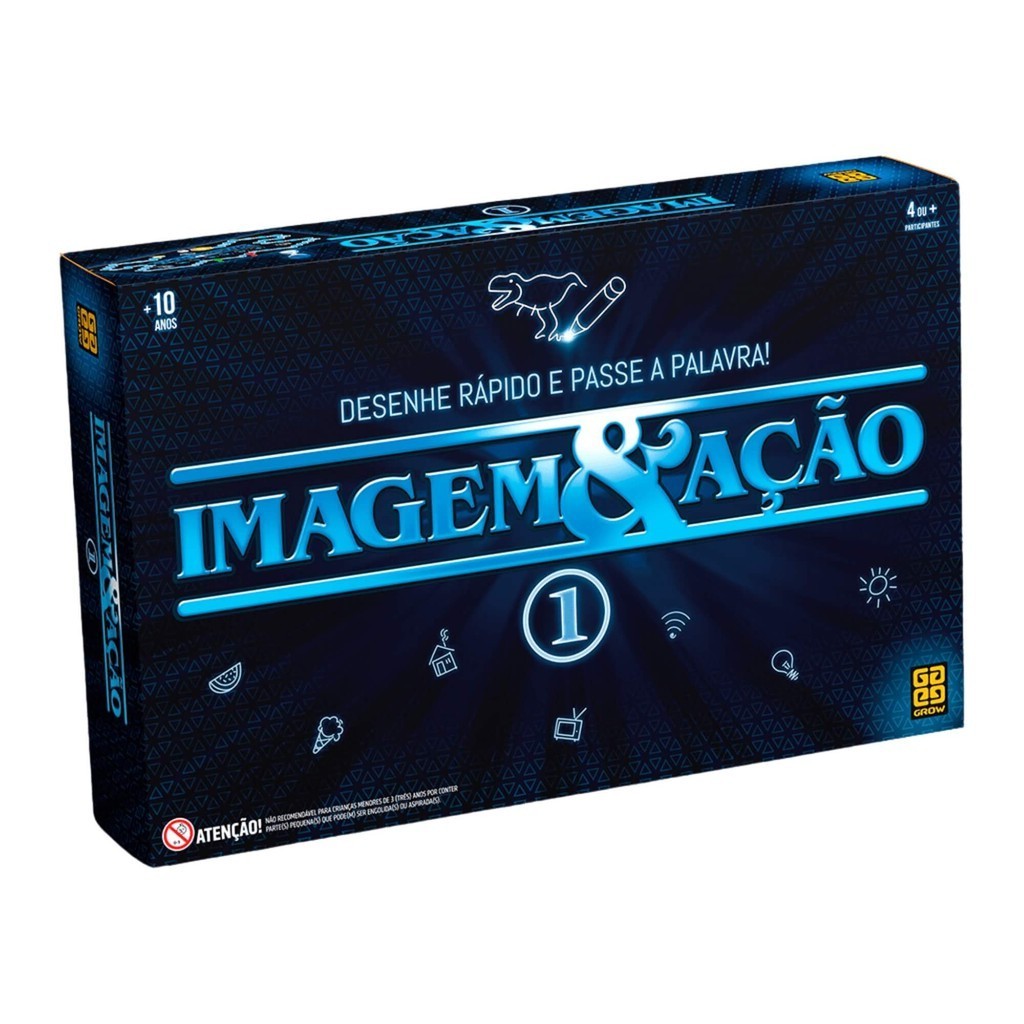 Brinquedo Infantil Jogo Imagem e Ação 1 Grow - 01708 em Oferta na Shopee
