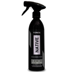 Native Wax Spray 500ml Cera Liquida Carnaúba - Vonixx Pintura Superfície Black Piano e Cromados